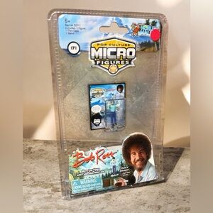 Pop Culture Micro Figure World's Smallest Bob Ross New in package